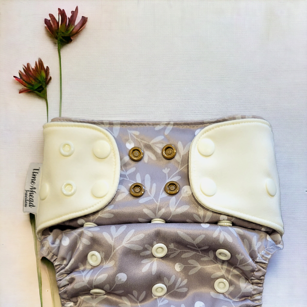 Der schwedische Wald | Taschenwindelstretch | 5-17kg: Hopfenblüten beige / Ohne Einlagen - - MamaMilla