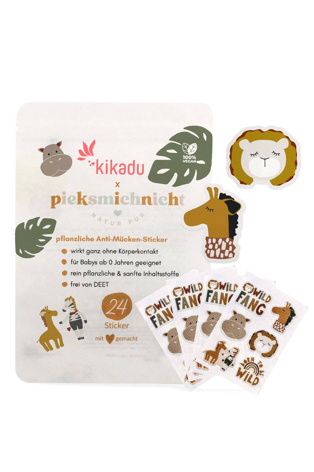 Kikadu - Anti-Myg/Mygafvisende Klistermærker til Børn