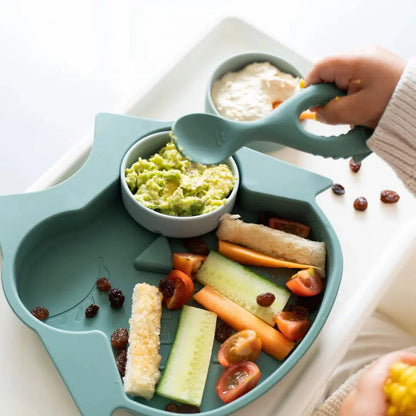 Tidy Tot Silikonlöffel mit Griff – 2 Stück – Besteck – MamaMilla