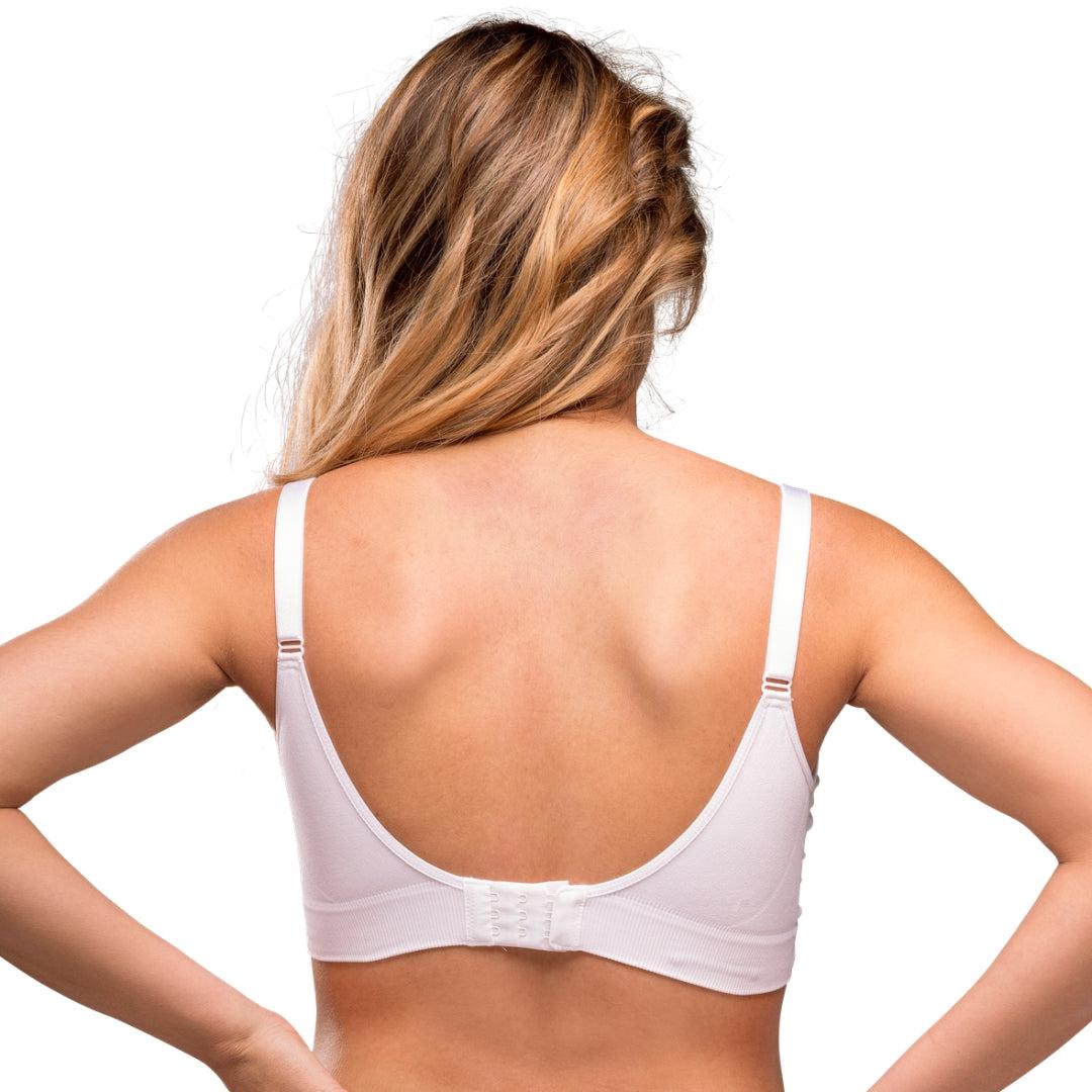 Carriwell Nahtloser Still-BH – ungepolstert – Weiß – Stillkleidung – MamaMilla