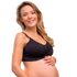 Carriwell Nahtloser Still-BH – Wattiert – Schwarz – Stillkleidung – MamaMilla