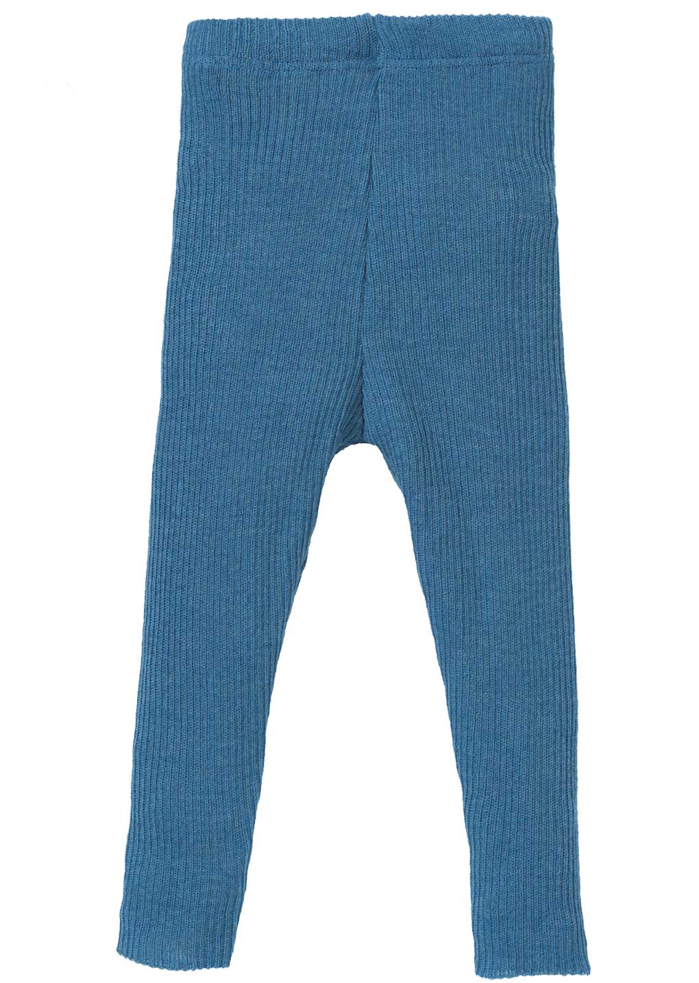 Dünne Wollleggings aus Merinowolle – Taubenblau – Disana Bio-Babykleidung