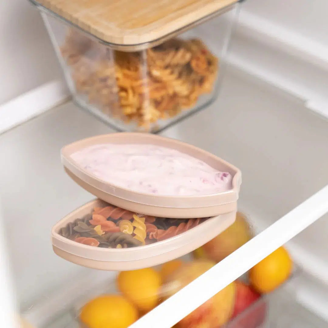 Tidy Tot Lätzchen, Teller und Löffel – SET – Fuchs – Lätzchen mit Ärmeln – MamaMilla