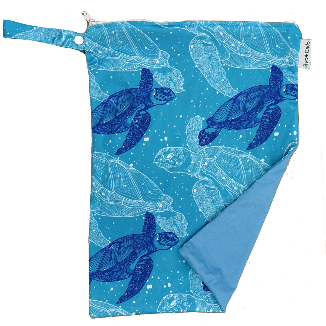 avo+cado Wetbag Medium mit einem Fach – Schildkröten – Wetbag medium – MamaMilla