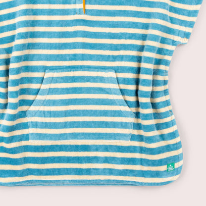 Little Green Radicals Badeponcho - Blåstribet