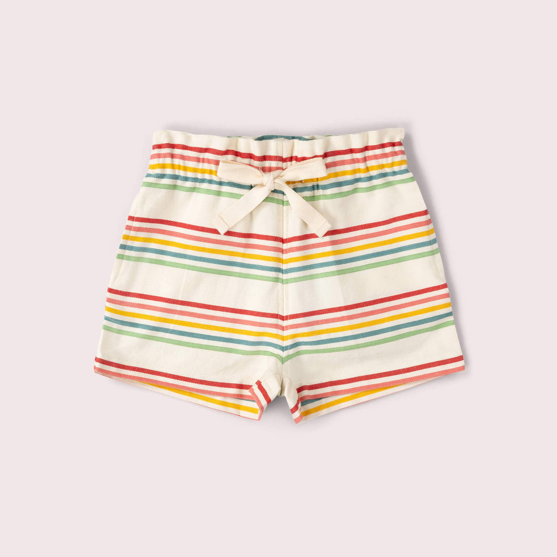 Little Green Radicals Shorts - Børn - Twill - Regnbuestriber