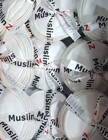 MuslinZ Stilleinlagen aus Bambus-/Baumwollfrottee 11 cm – 3 Paar – Stilleinlagen (wiederverwendbar) – MamaMilla