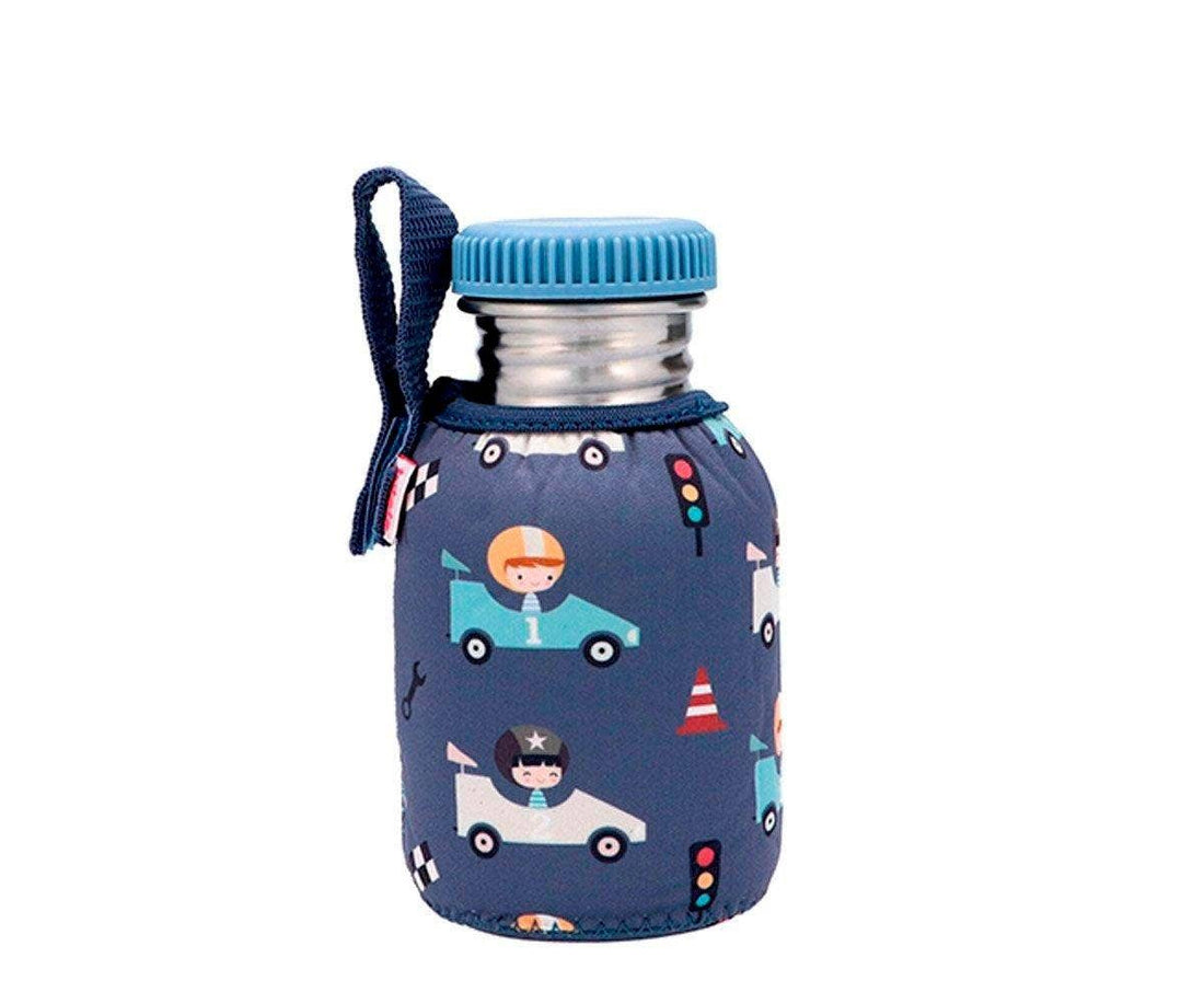 Tutete Neoprenhülle für BLAFRE und TUTETE 300 ml/350 ml – Speed ​​​​Racers – Neoprenhülle – MamaMilla