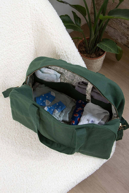 Hindbag Pusletaske - Økologisk Bomuld - Grøn