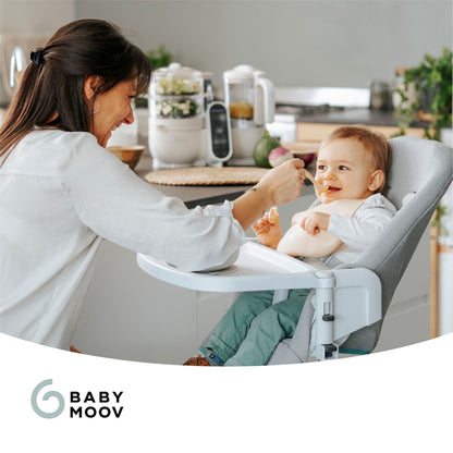 Babymoov Lebensmittelmaschine – Nutribaby Plus – Mineral Beige – Lebensmittelmaschine – MamaMilla