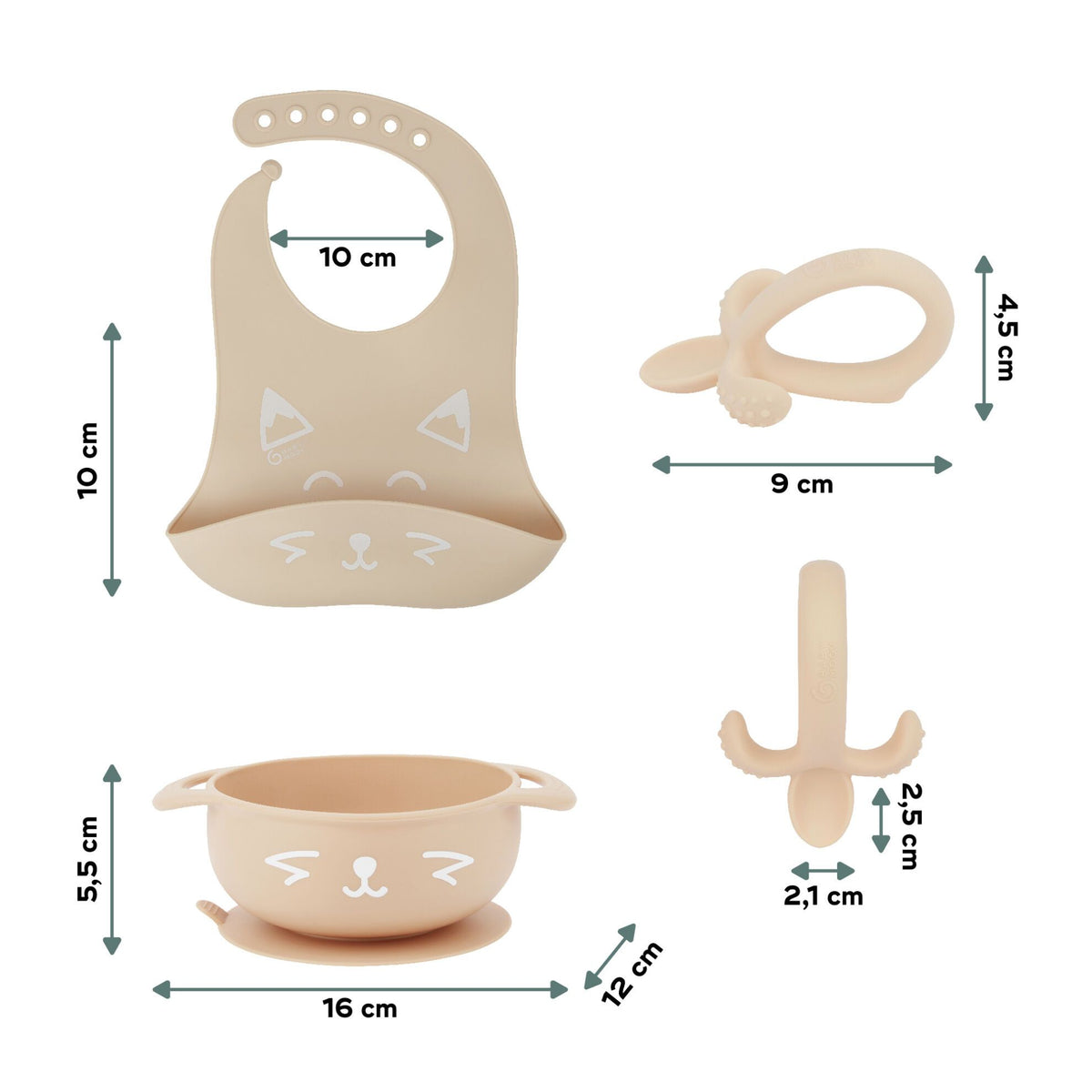 Babymoov Esszimmerset 6-12 Monate – Terracotta Fox – Esszimmerset – MamaMilla