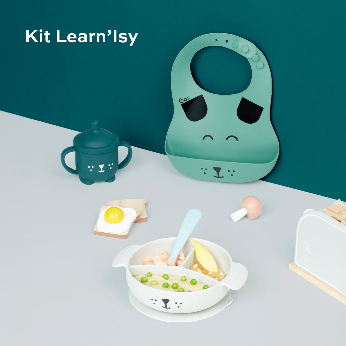 Babymoov Tafelservice 12–24 Monate – Blue Dog – Tafelservice – MamaMilla