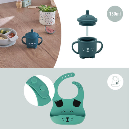 Babymoov Tafelservice 12–24 Monate – Blue Dog – Tafelservice – MamaMilla