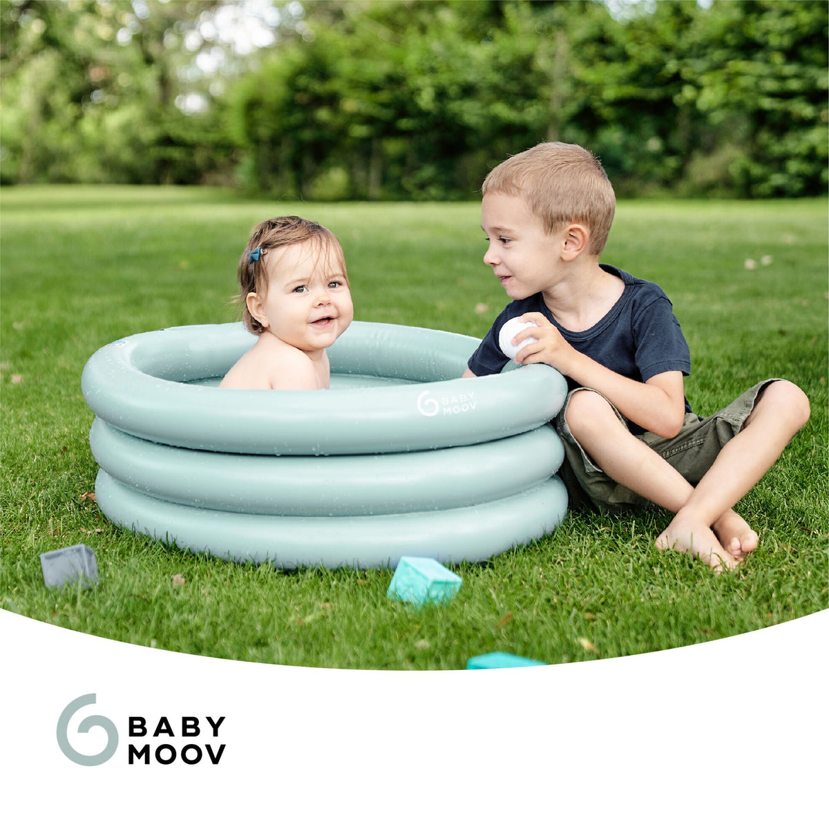 Babymoov Aufblasbare Badewanne – Aqua Dots – Badewanne – MamaMilla