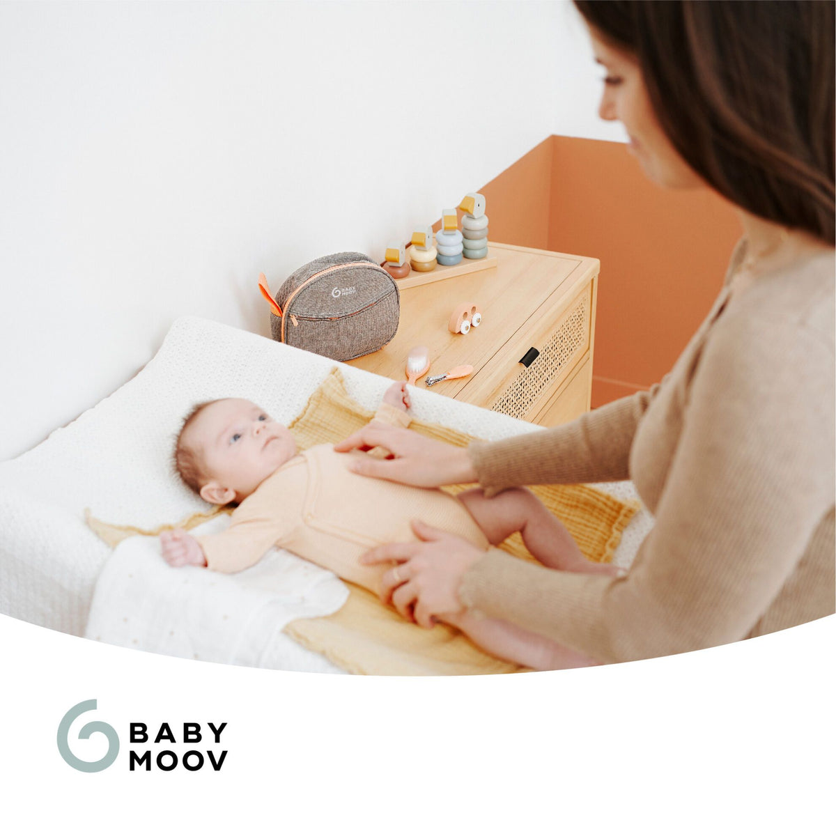 Babymoov Stillset für Babys – 9 Teile – Pfirsich – Stillset – MamaMilla