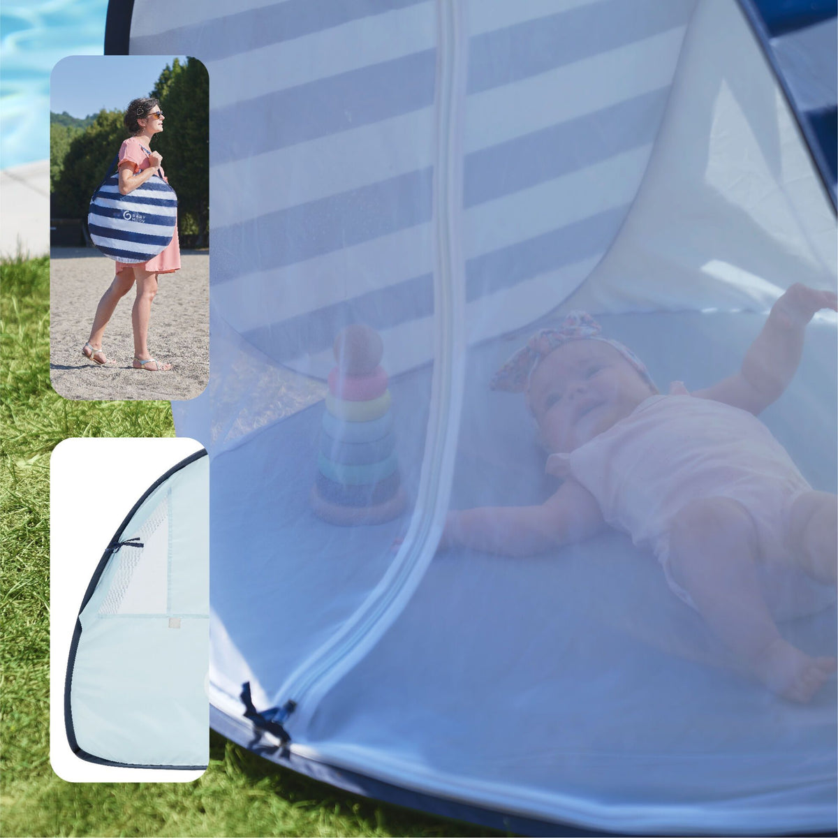 Babymoov UV-Zelt – Mariniére – UV-Zelt – MamaMilla