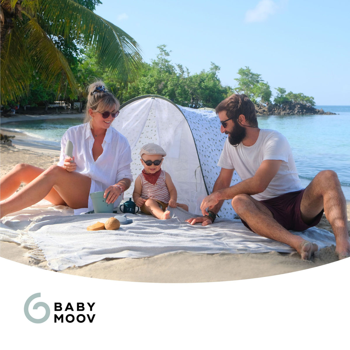 Babymoov UV-Zelt – Grün – Provence – UV-Zelt – MamaMilla