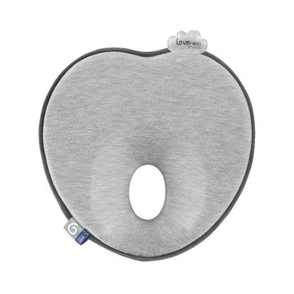 Babymoov Ergonomisches Babykissen (Lovenest) – Grau (0–4 m) – Baby-Kopfkissen – MamaMilla
