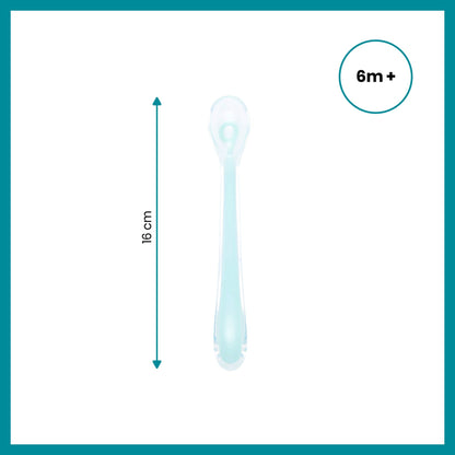 Babymoov Silikonlöffel für Brei und Brei +4 Monate – 5 Stück (Set) – Besteck – MamaMilla
