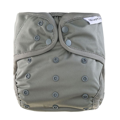 avo+cado One Size Explorer Windelüberzug – Wildpflanzen, Naturküche, Knospen, Giersch, Sand, Pampasgras, Moss, Mauve, Blätter, Kräuter, Grau, Pusteblume – – MamaMilla