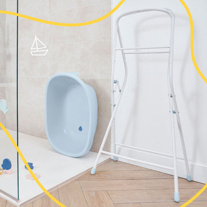Babymoov Badewanne – 0 Monate bis 24 Monate – Hellblau – Badewanne – MamaMilla