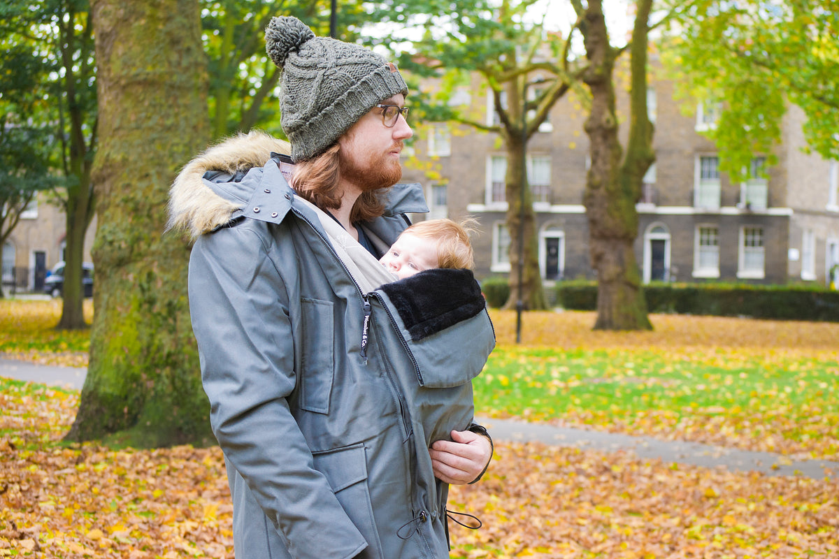 Wombat &amp; Co. Trägerjacke für Herren – Grau – Trägerjacke – MamaMilla