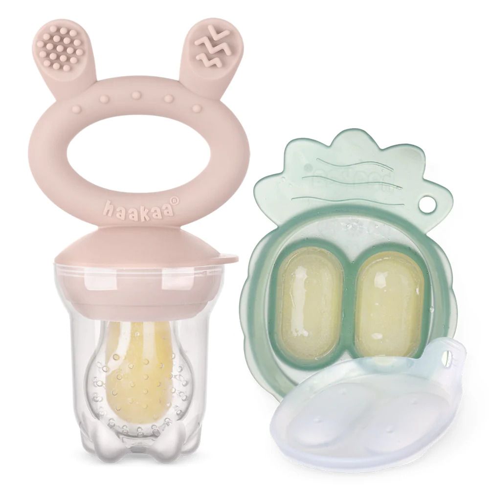 Haakaa Silikon-Futterspender – Blush – Madsut / Futterspender – MamaMilla