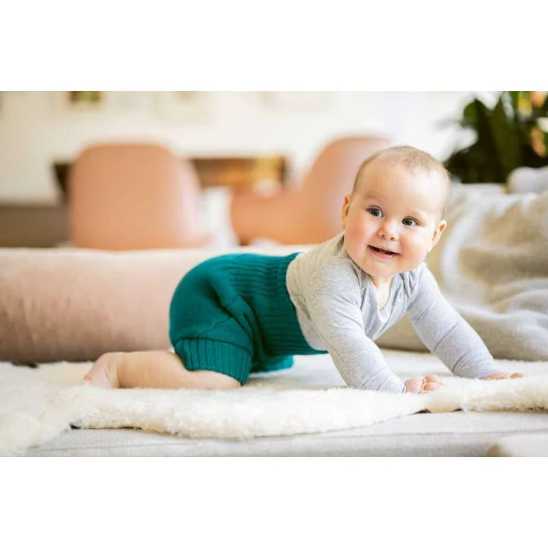Disana Windelhose aus Merinowolle – Aubergine