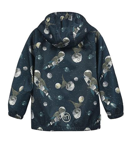Minymo Softshell-Jacke – Dinos im Zimmer – Blue Nights – Softshell – Kind – MamaMilla