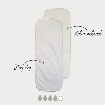 Knapp 2-Knopf-Inlet (Stay-dry) – Inlägg to tygblöjor – MamaMilla
