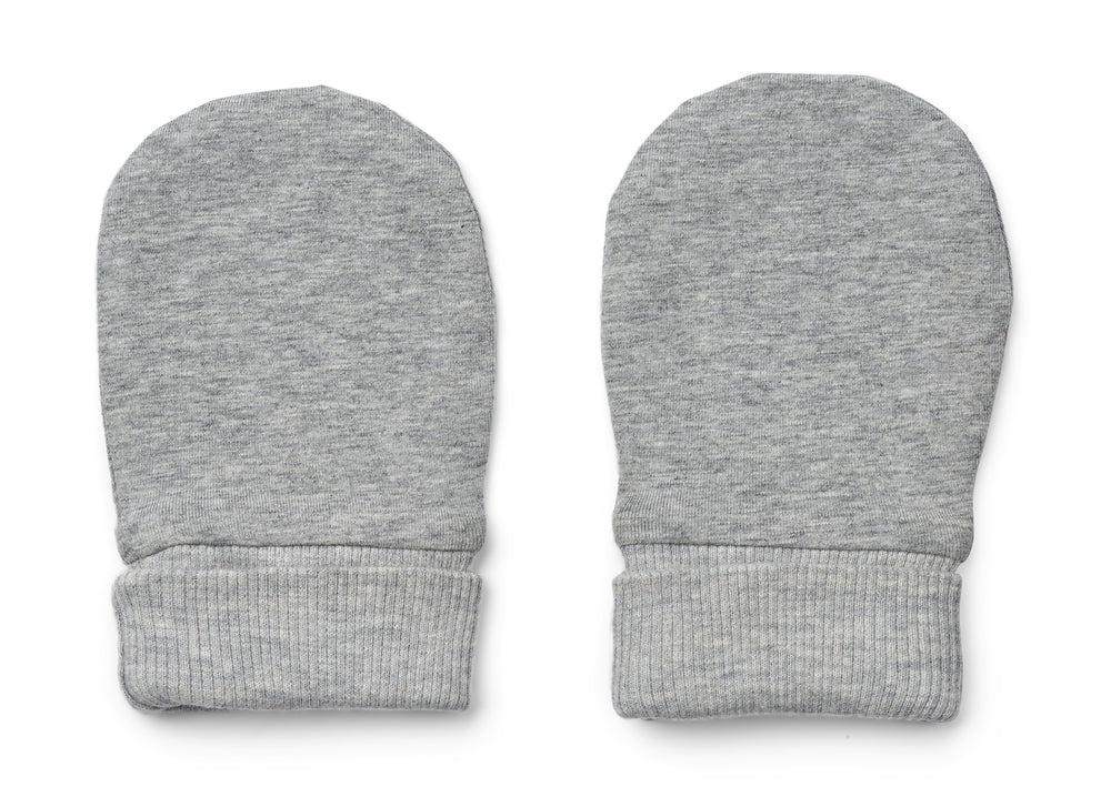 Liewood Baby-Fäustlinge mit Daumen – Alta – Light Grey Melange – Fäustlinge – MamaMilla