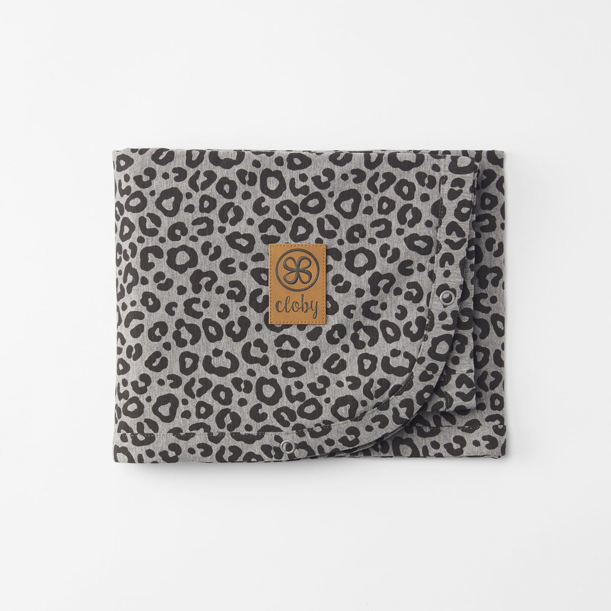 Cloby UV-Decke mit UPF 50+ – Leopard Black Grey – UV-Decke – MamaMilla