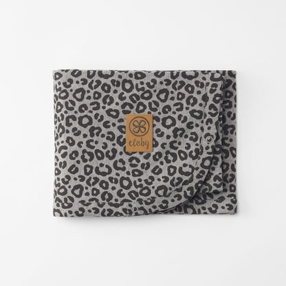 Cloby UV-Decke mit UPF 50+ – Leopard Black Grey – UV-Decke – MamaMilla