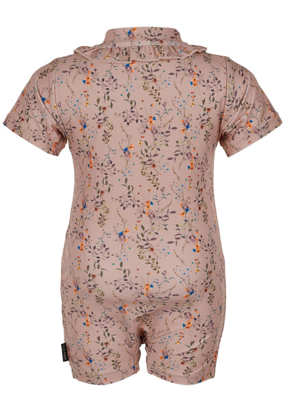 Mikk-line Badeanzug – Blumen – Nougat – Bademode – MamaMilla