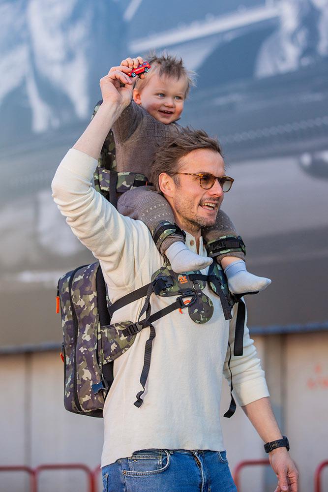 MiniMeis Rucksack für G4 – Camo – Wickeltasche – MamaMilla