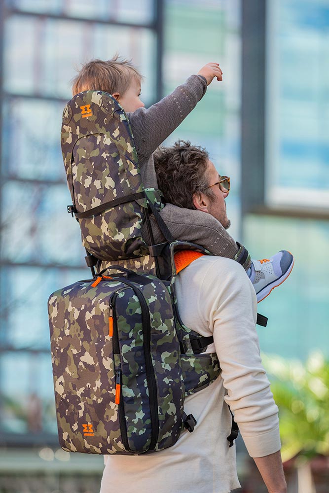 MiniMeis Rucksack für G4 – Camo – Wickeltasche – MamaMilla
