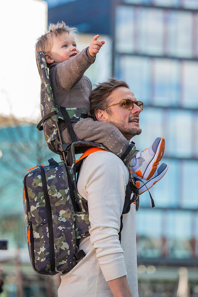 MiniMeis Rucksack für G4 – Camo – Wickeltasche – MamaMilla