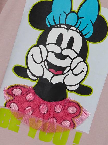 Name it Langarm-T-Shirt – Minnie Mouse – Violet Ice – T-Shirt – MamaMilla