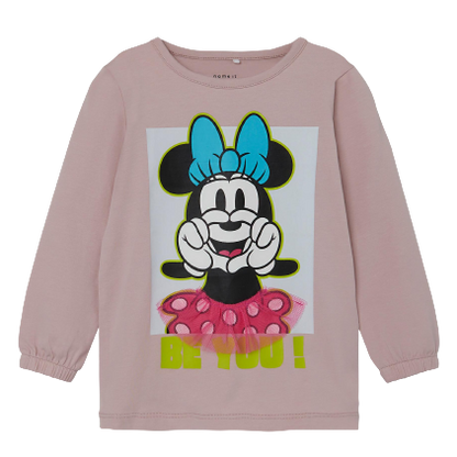 Name it Langarm-T-Shirt – Minnie Mouse – Violet Ice – T-Shirt – MamaMilla