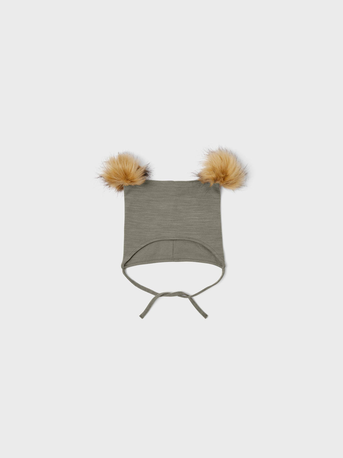 Name it Mütze aus Wolle mit Bommel – Wuppo – Vetiver – Babymütze – MamaMilla