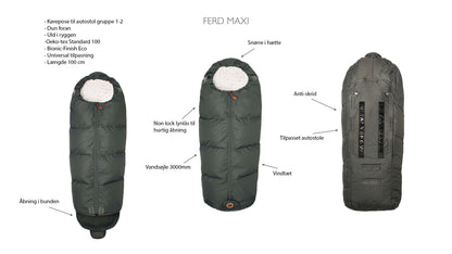 Easygrow FERD MAXI Reisetasche für Autositz und Kinderwagen – Schwarz – Reisetasche – MamaMilla
