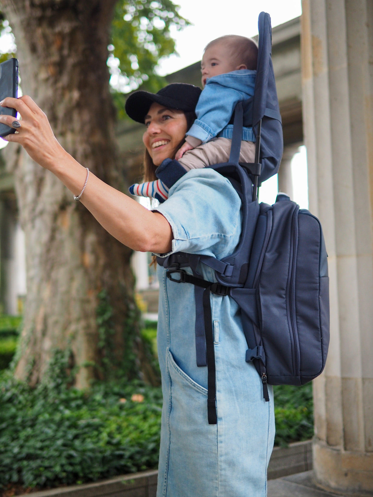 MiniMeis Rucksack für G5 Core &amp; Premium – Blau – Wickeltasche – MamaMilla