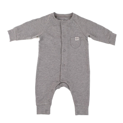 Cloby UV-Playsuit – Steingrau 50/56 – MamaMilla