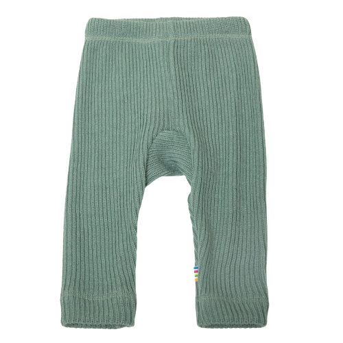 Joha-Leggings aus dicker Rippe - Wolle - Mint - Leggings - MamaMilla