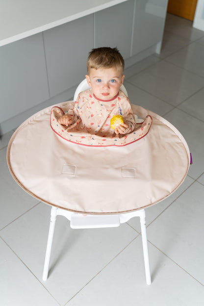 Tidy Tot Lätzchen und Tablett – SET – Sand Fox – Lätzchen mit Ärmeln – MamaMilla