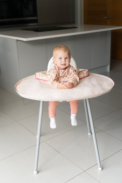 Tidy Tot Lätzchen und Tablett – SET – Sand Fox – Lätzchen mit Ärmeln – MamaMilla