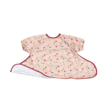 Tidy Tot Lätzchen mit kurzen Ärmeln für Tablett – Sand Fox – Lätzchen ohne Ärmel – MamaMilla