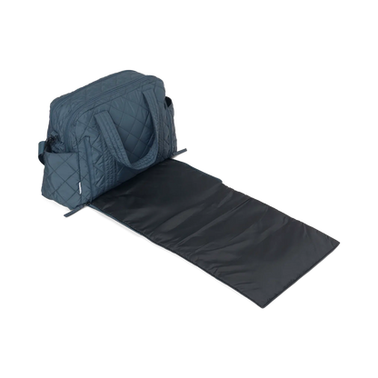DAY ET Mini-Wickeltasche – RE-Q Wickeltasche – Dunkler Schiefer/Blau – Wickeltasche – MamaMilla