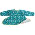 Tidy Tot Lätzchen mit langen Ärmeln für Tablett – Türkises Zebra – Lätzchen mit Ärmeln – MamaMilla