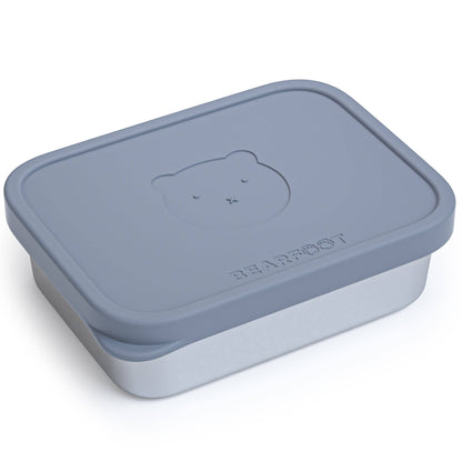 BEARFOOT Lunchbox aus Bento-Stahl mit 4/6 Fächern (verstellbar) – Blau: 700 ml – Lunchbox – MamaMilla